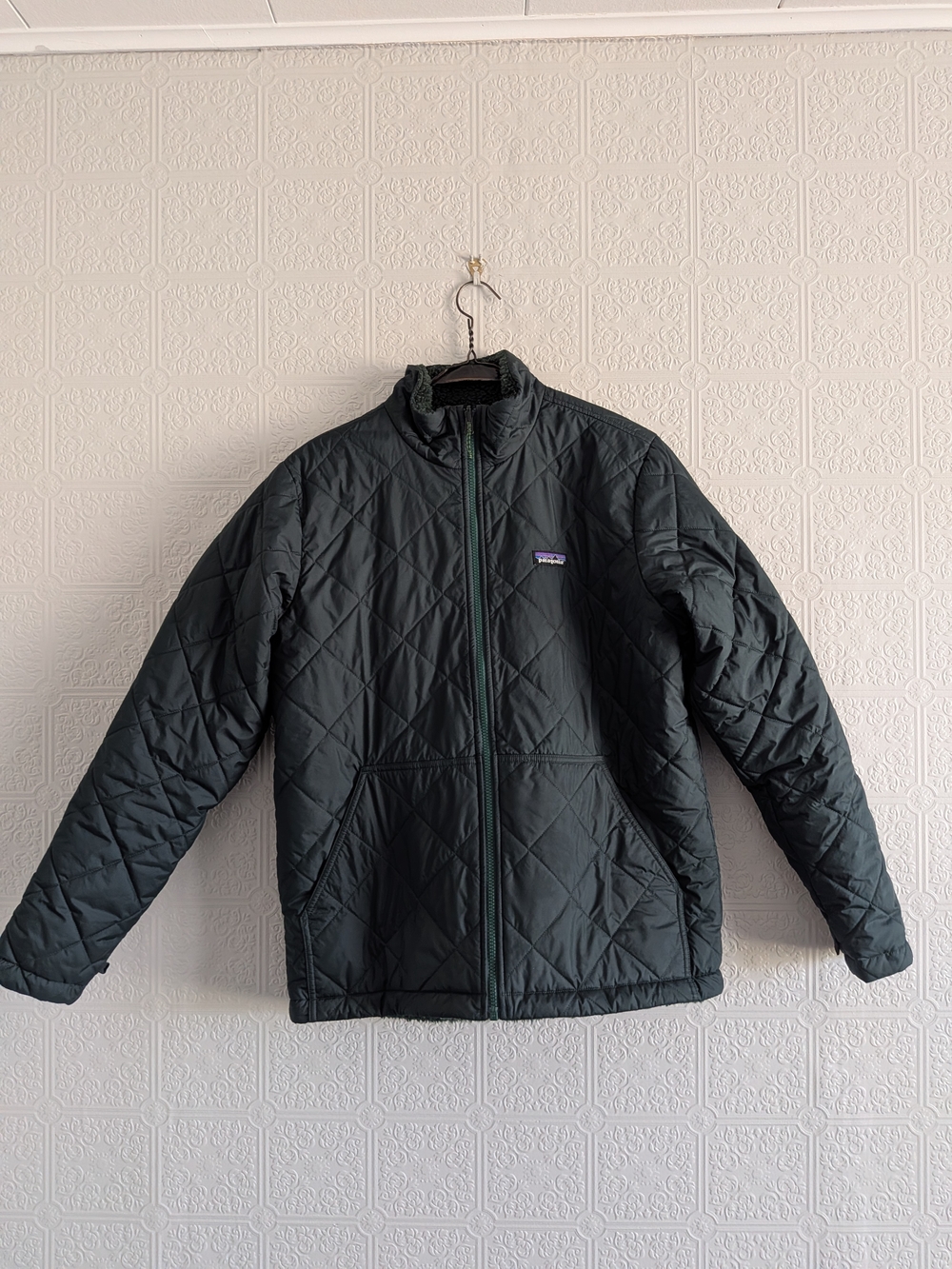 Patagonia Men’s Quilted Puffer Jacket - Forest Green